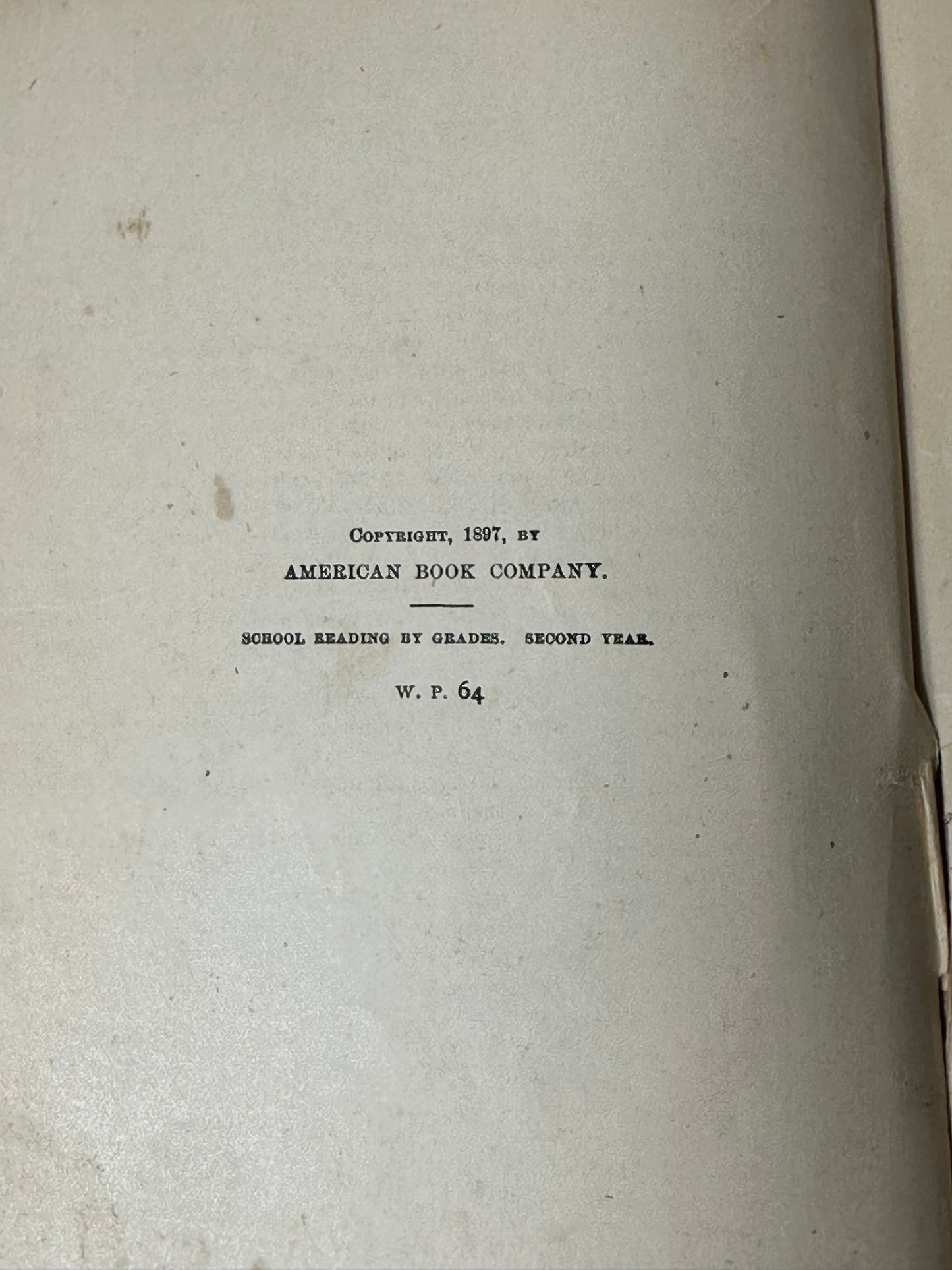 Baldwin’s Readers Second Year 1897 James Baldwin