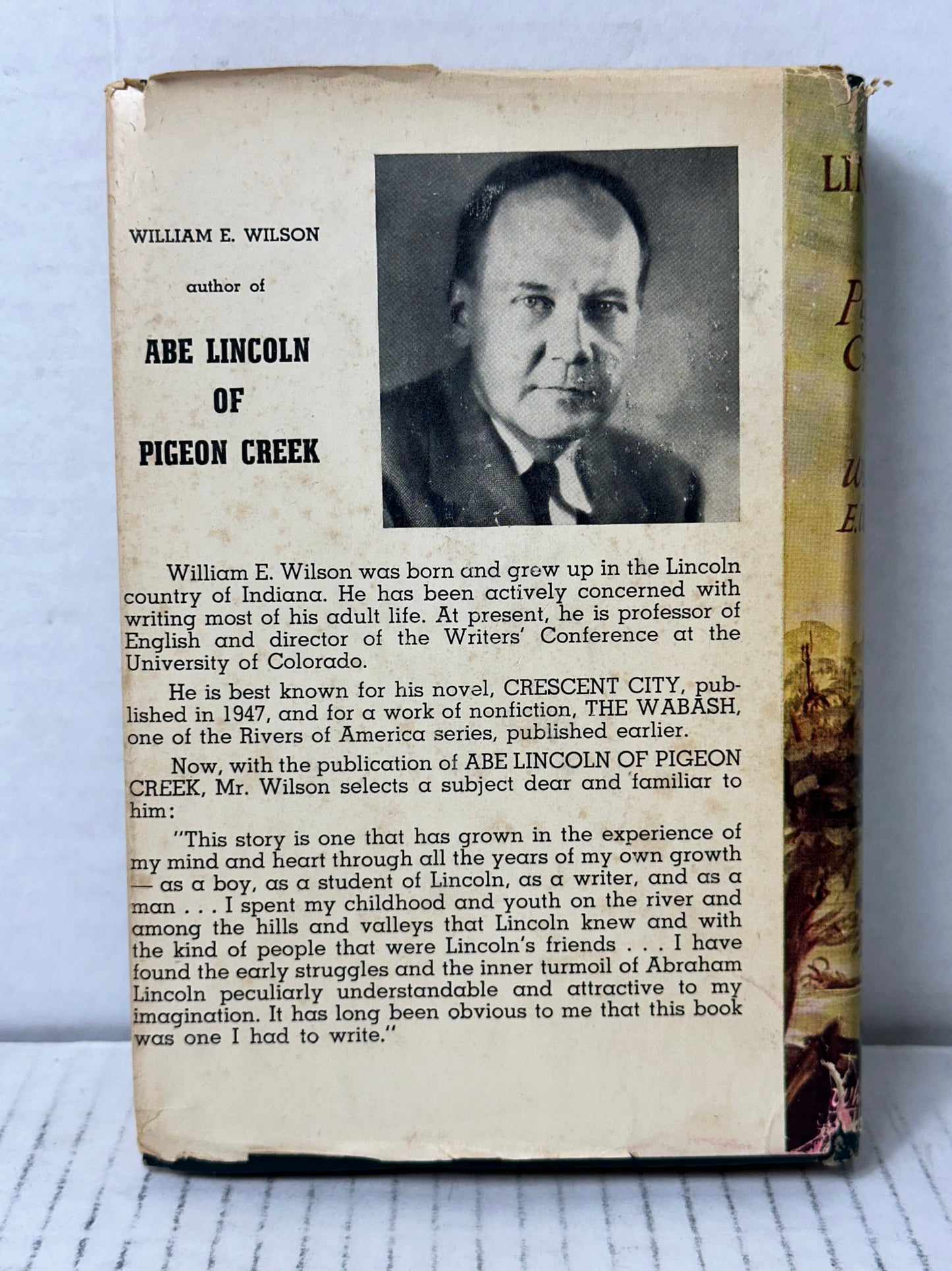 Abe Lincoln of Pigeon Creek by William Wilson