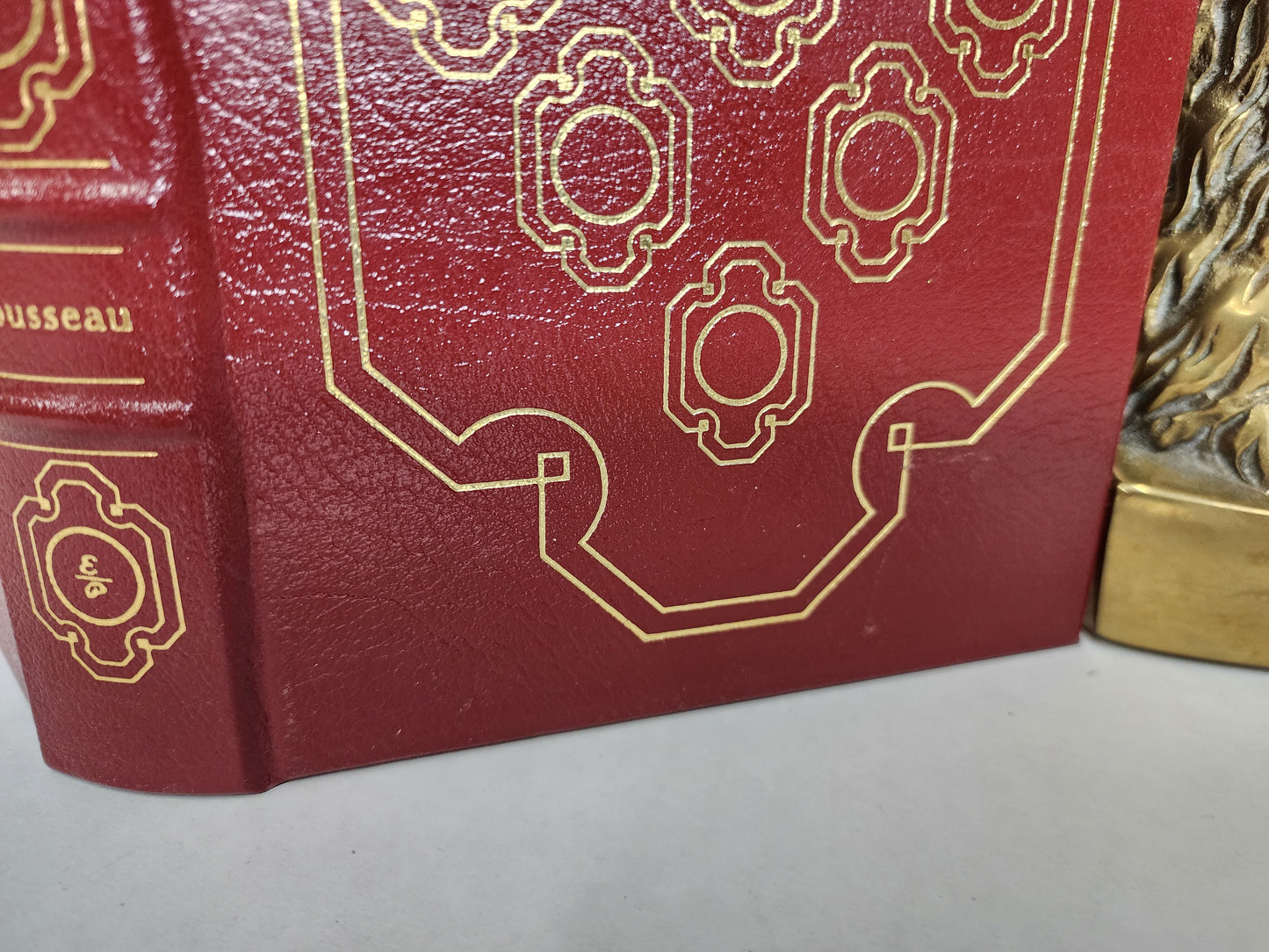 The Social Contract and Discourses by Rousseau Easton Press