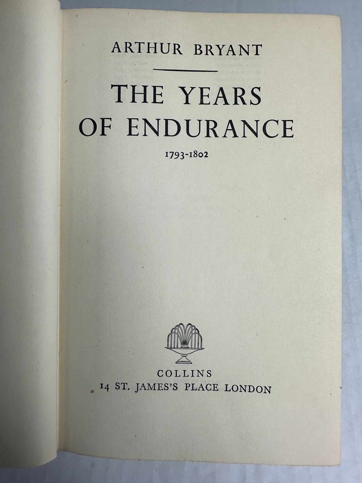 The Years of Endurance 1952 Arthur Bryant