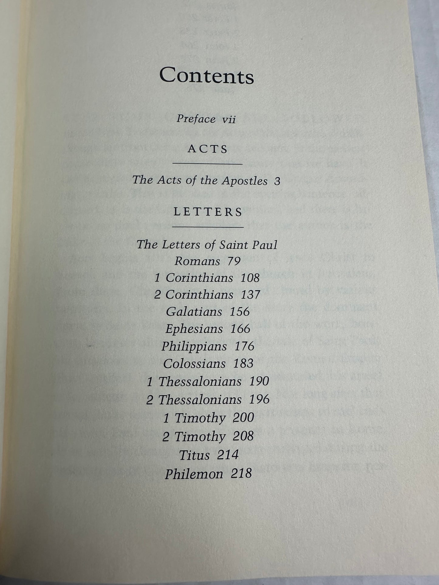 Acts and Letters of the Apostles 1982 Richmond Lattimore