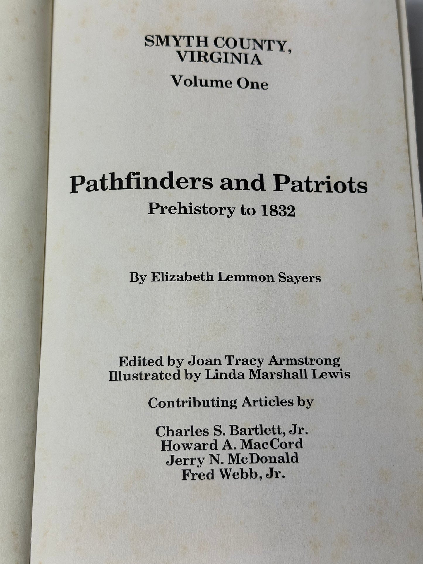 Pathfinders and Patriots by Elizabeth Sayers