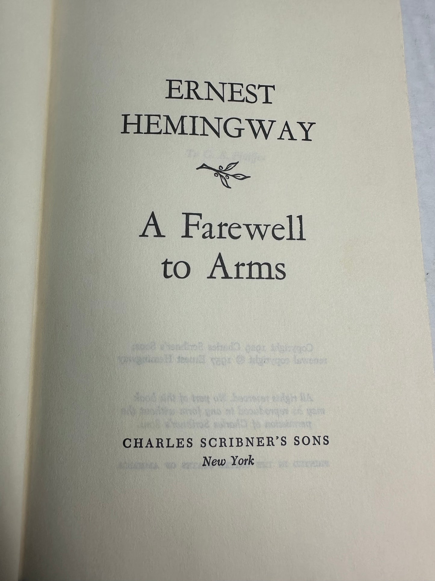 Ernest Hemingway Vintage Set