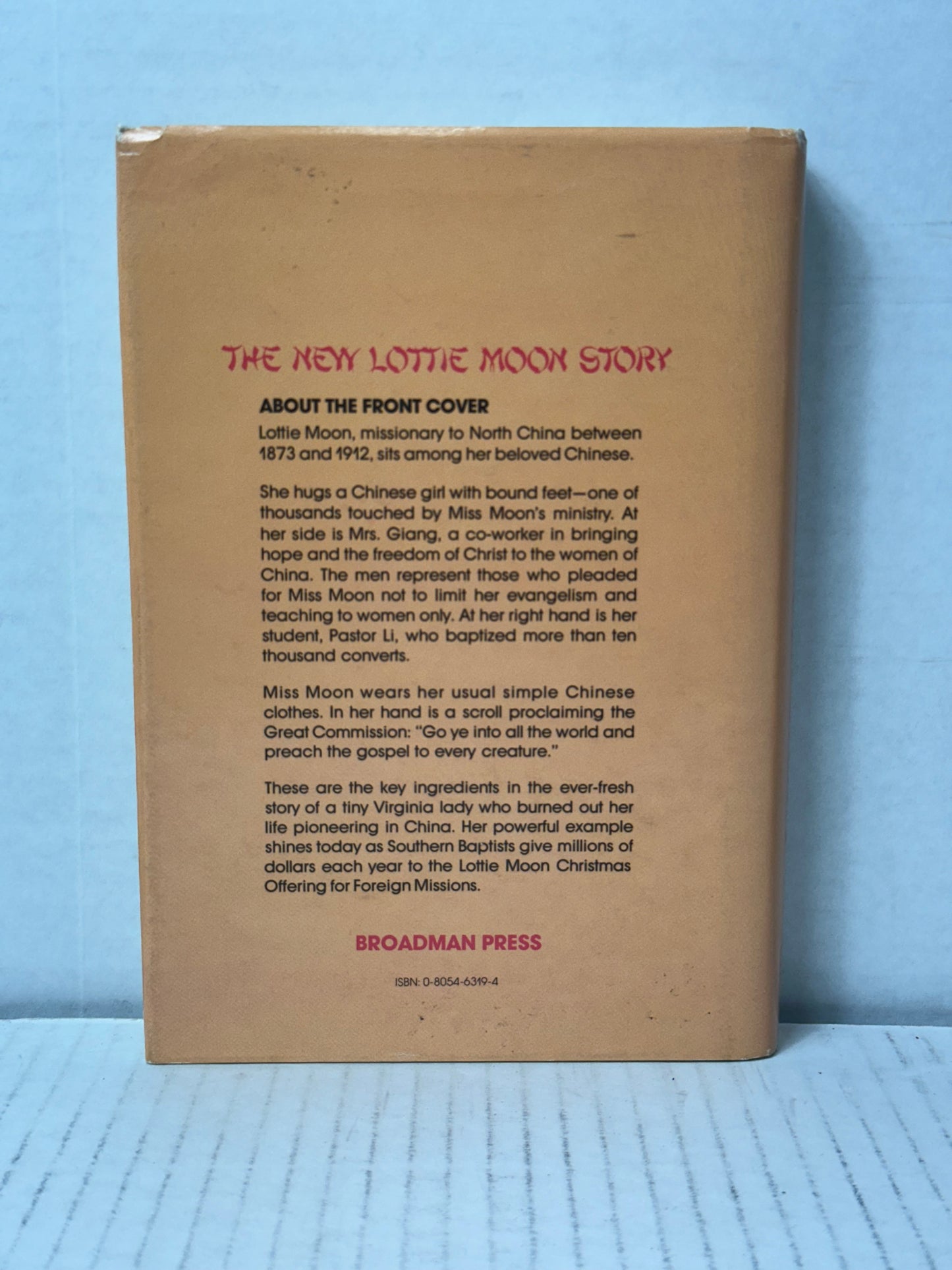 The New Lottie Moon Story by Catherine Allen  1980