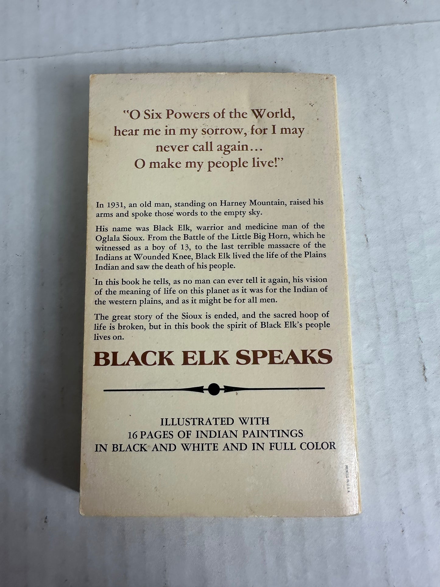 Black Elk Speaks John Neihardt 1977