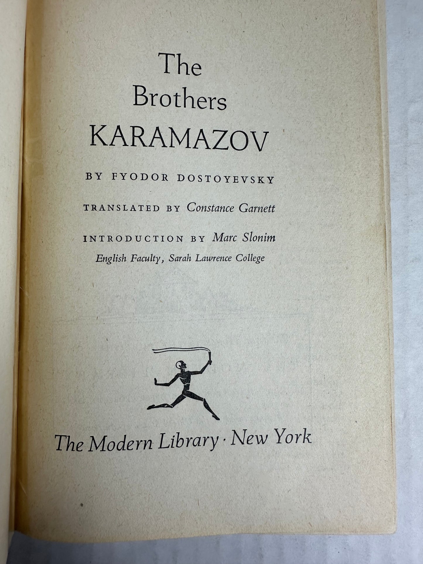 The Brothers Karamazov 1950 by Fyodor Dostoevsky