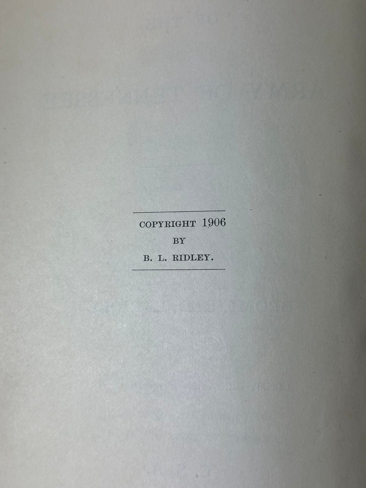 Battles and Sketches of the Tennessee Bromfield Ridley  1906