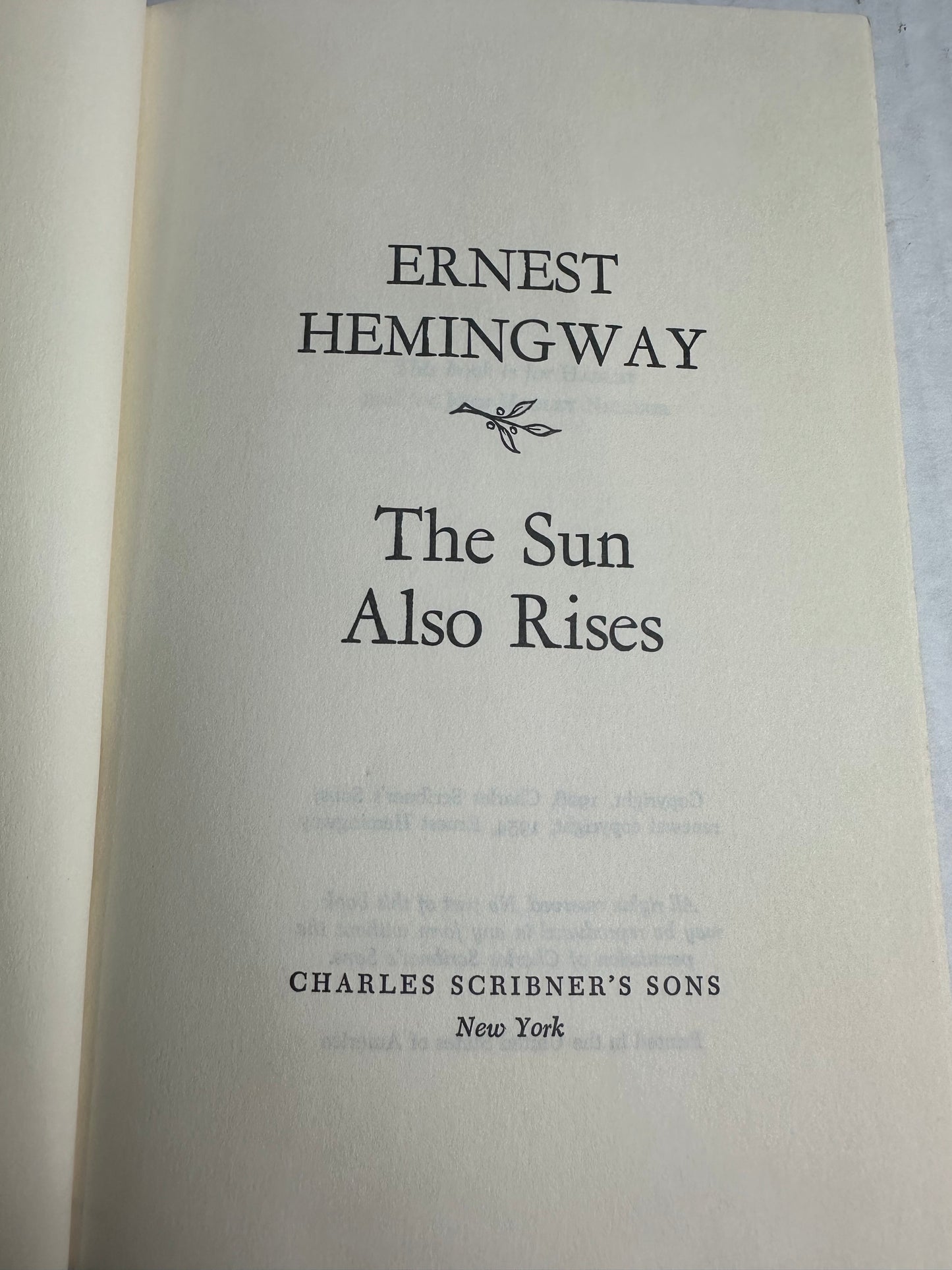 Ernest Hemingway Vintage Set