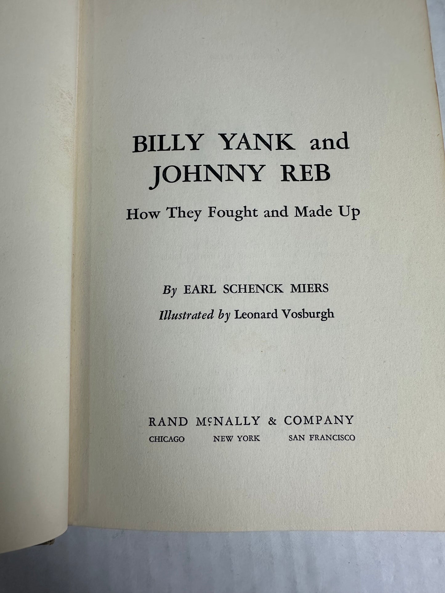 Billy Yank and Johnny Reb 1959