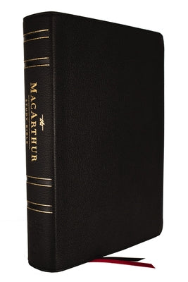 NASB, MacArthur Study Bible, 2nd Edition, Genuine Leather, Black, Comfort Print: Unleashing God's Truth One Verse at a Time