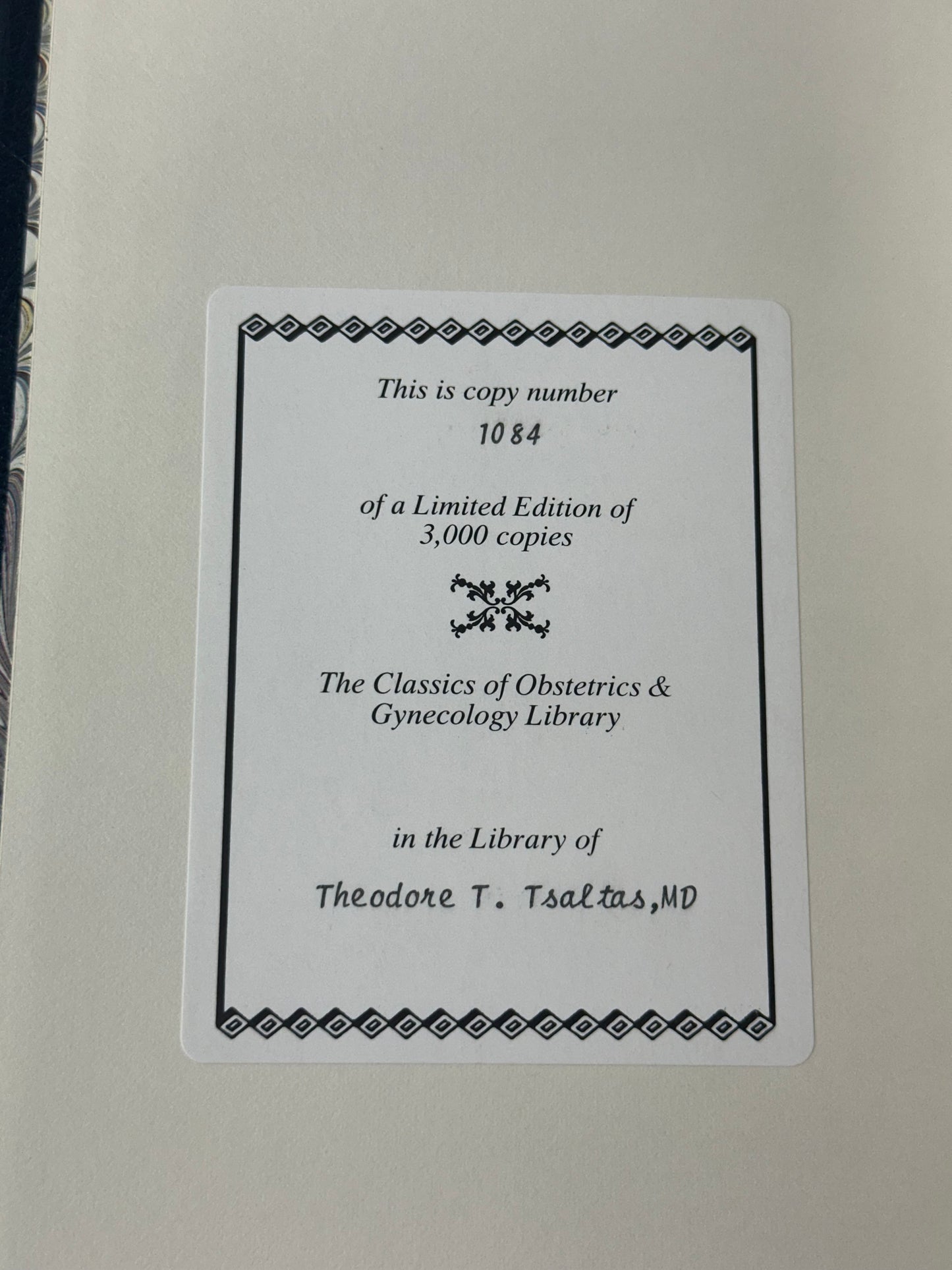 The Classics of Obstetrics & Gynecology Library Easton Press