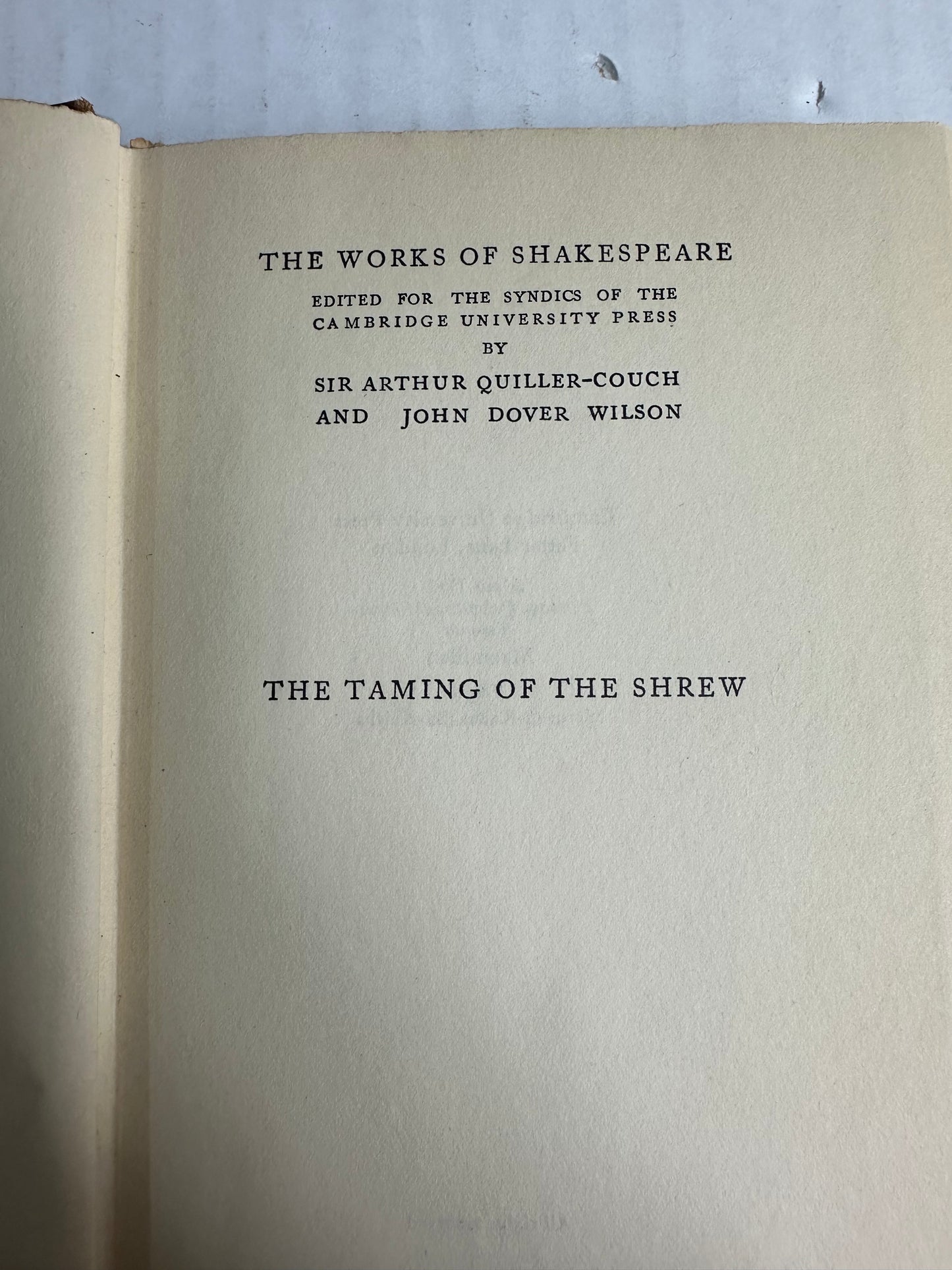 The Taming of The Shrew 1928