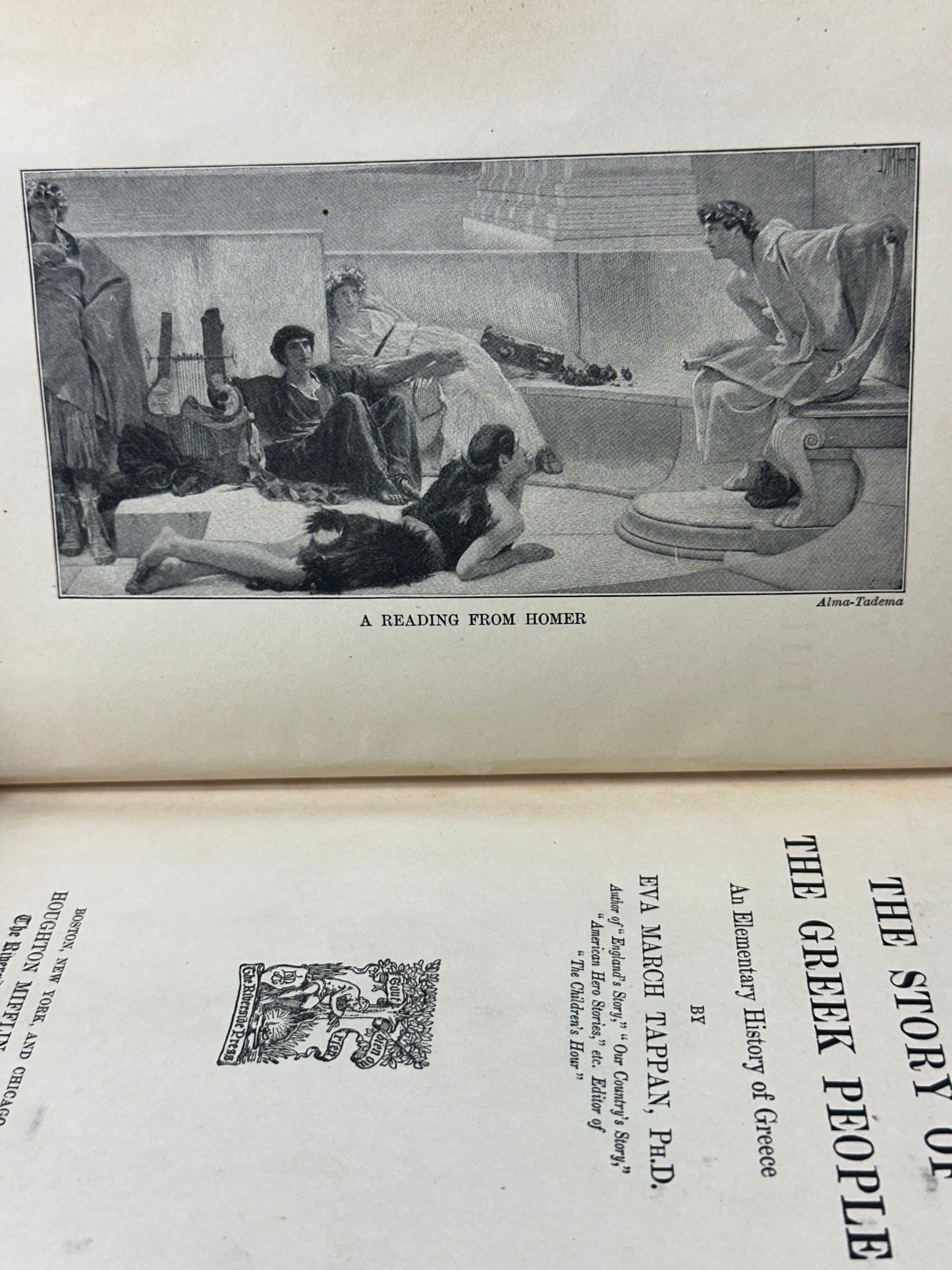 The Story of the Greek People by Tappan 1908