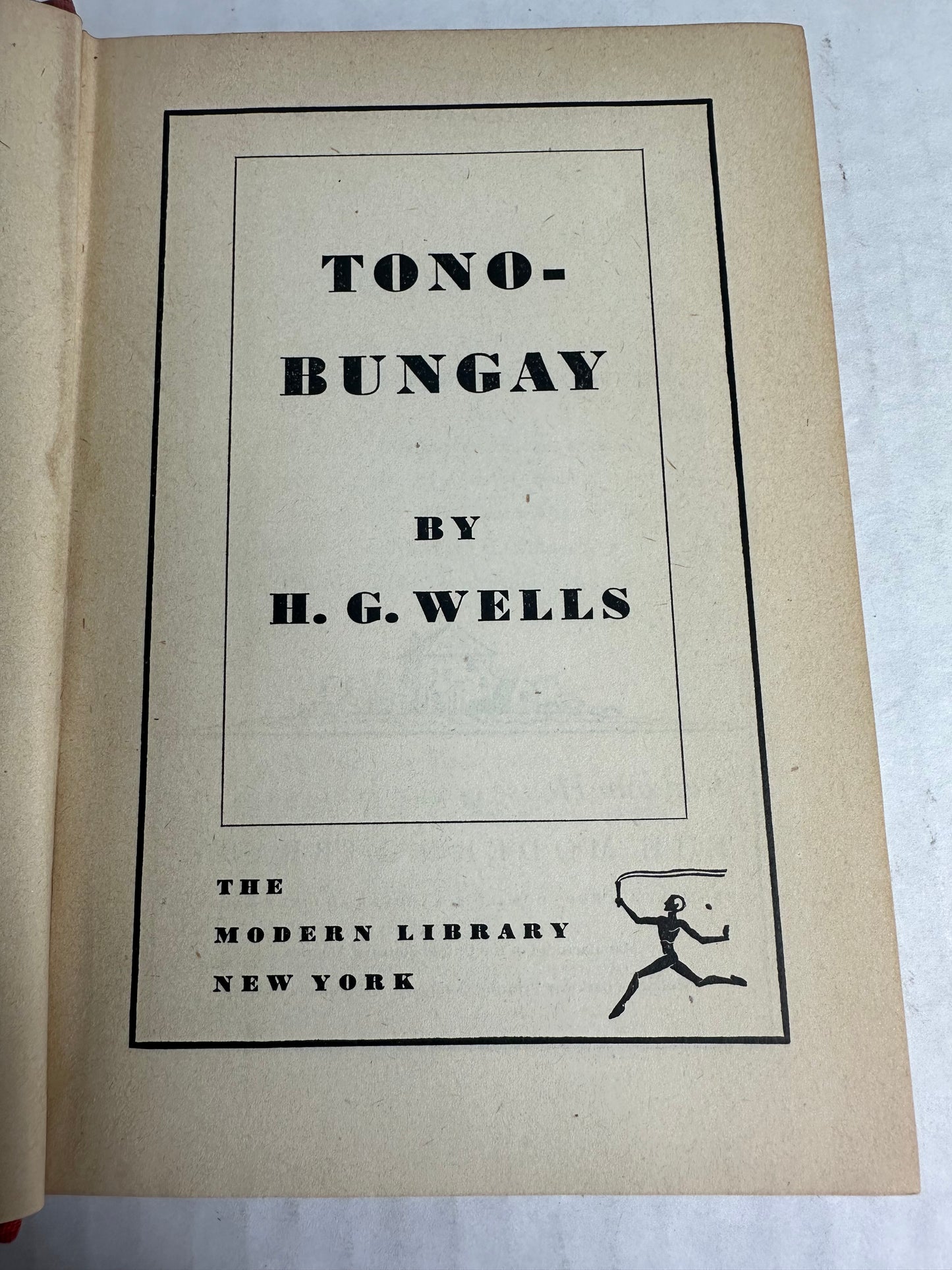 Tono-Bungay 1908 H. G. Wells