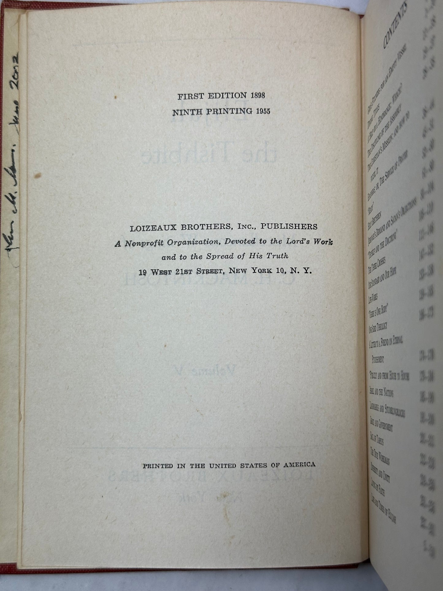 Miscellaneous Writings 1955 The All Sufficiency of Christ