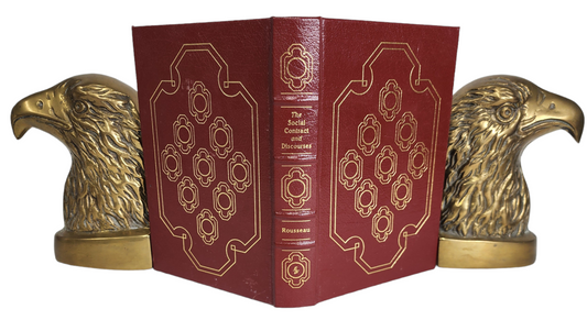 The Social Contract and Discourses by Rousseau Easton Press